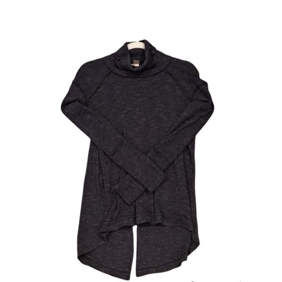 Free People split back turtleneck - Picture 2 of 3